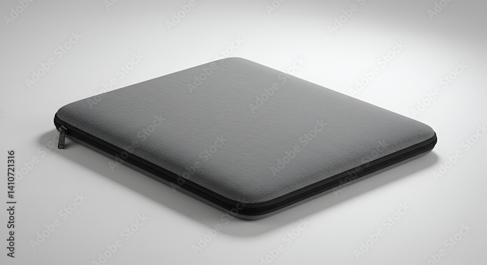 aptop sleeve mockup with zipper visible on a white background aptop sleeve mockup with zipper visible on a white background