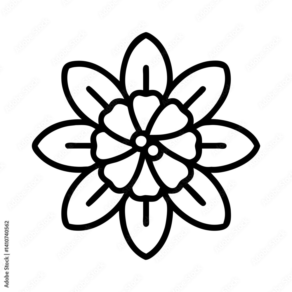 ixora flower line drawn vector art - illustration ixora flower isolated transparent background ixora flower line drawn vector art - illustration ixora flower isolated transparent background