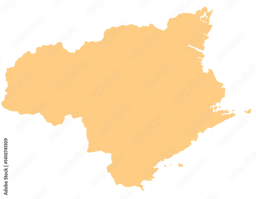 徳島県 地図 オレンジ イラスト 徳島県 地図 オレンジ イラスト