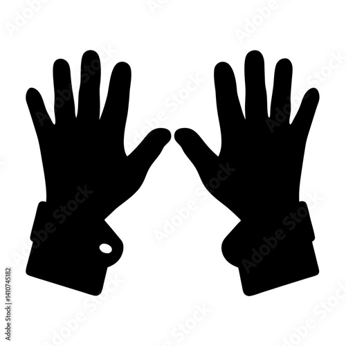 Silhouetted fists clasped together in a show of solidarity and support