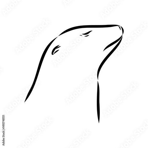 navy seal, vector sketch
