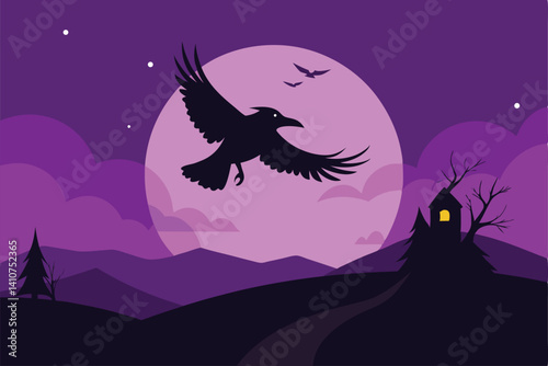 halloween night background