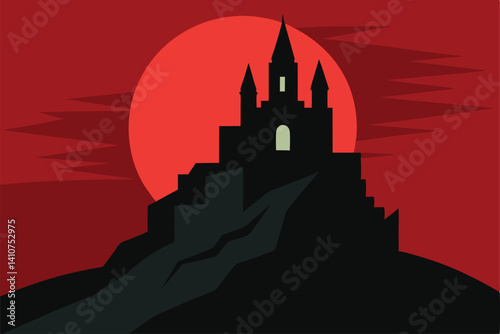 vector illustration of a church