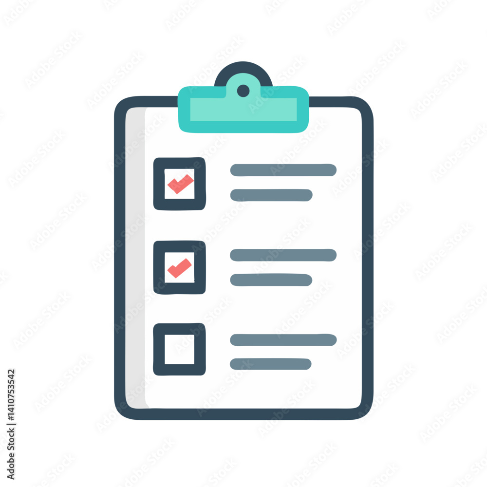 Clipboard with To-Do List Icon Representing Task Management and Organization Clipboard with To-Do List Icon Representing Task Management and Organization