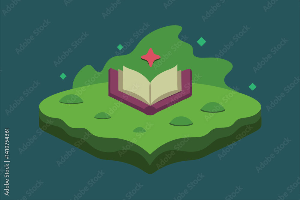 Naklejka premium castle in the woods