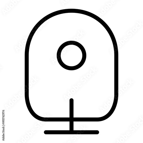 Space Capsule Line Icon
