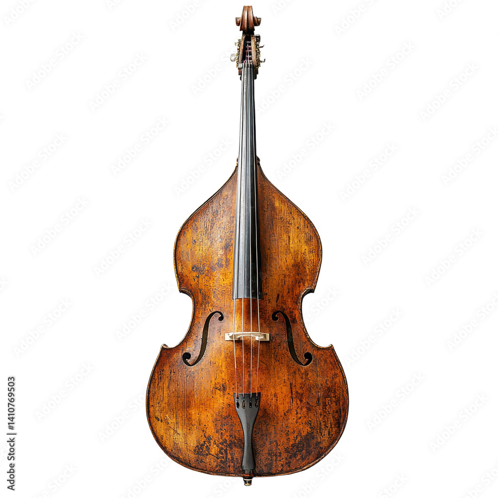 Fototapeta premium Bass isolated on transparent background.