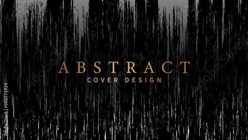 Abstract black grange vector texture background for flyer, cover, poster, cards, ads. Hand drawn illustration.