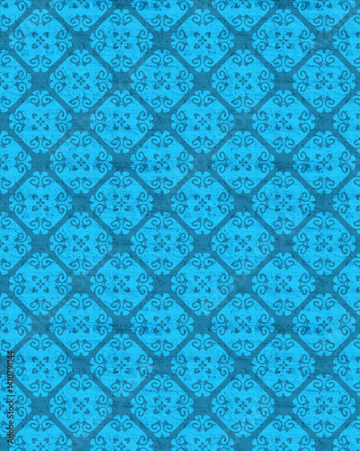 Old Wallpaper Scrapbook Paper with vintage motifs