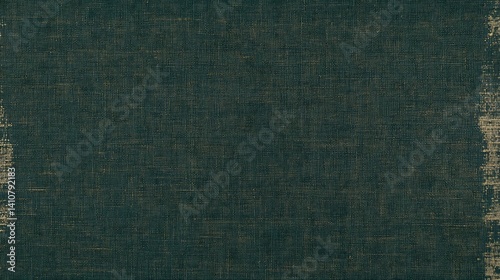 Dark Teal Green Textured Fabric Background Linen Canvas