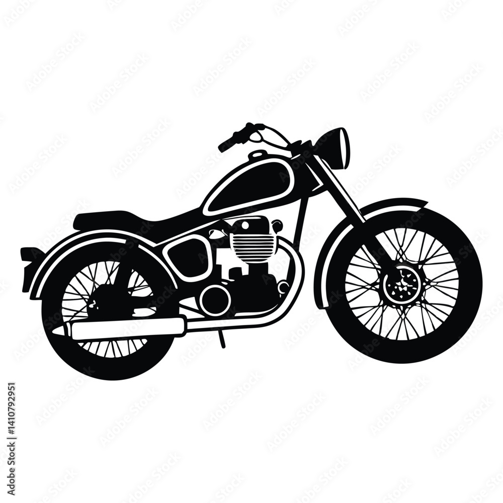 Fototapeta premium Vehicles and Transport Silhouette Vector