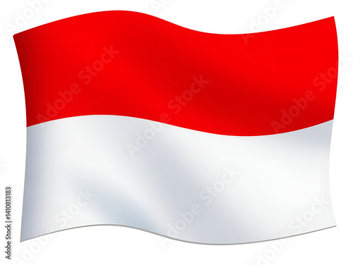 Free Download flag of indonesia - GFXLoad
