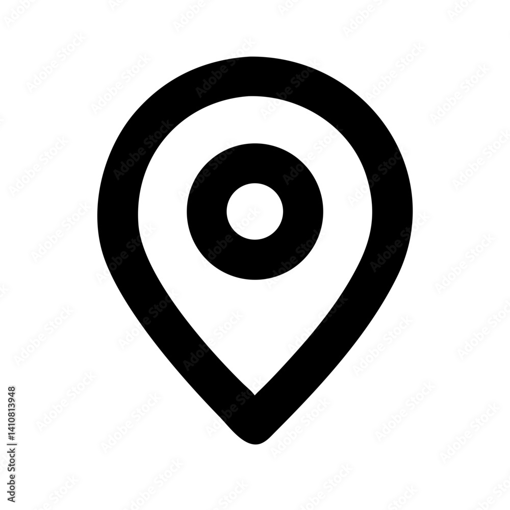 location icon isolated on white background location icon isolated on white background