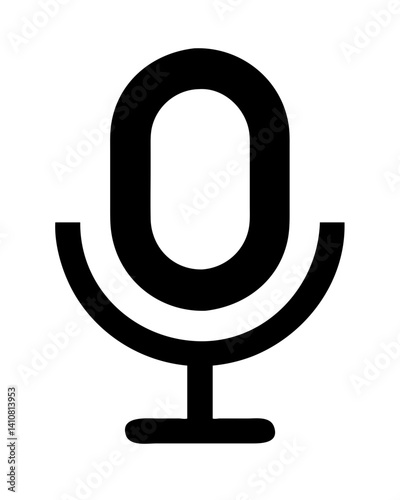 microphone icon isolated on white background