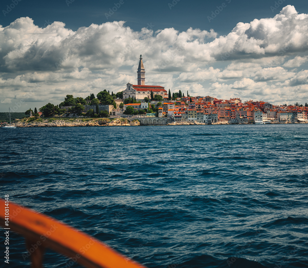 View on the old town of Rovinj, Croatia