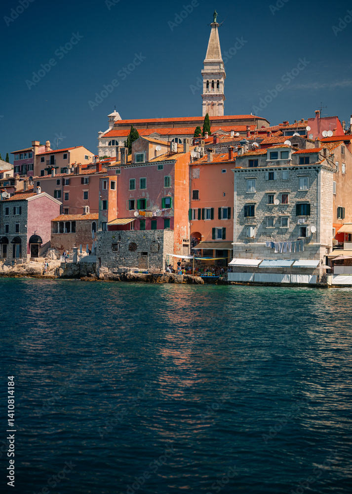 View on the old town of Rovinj, Croatia