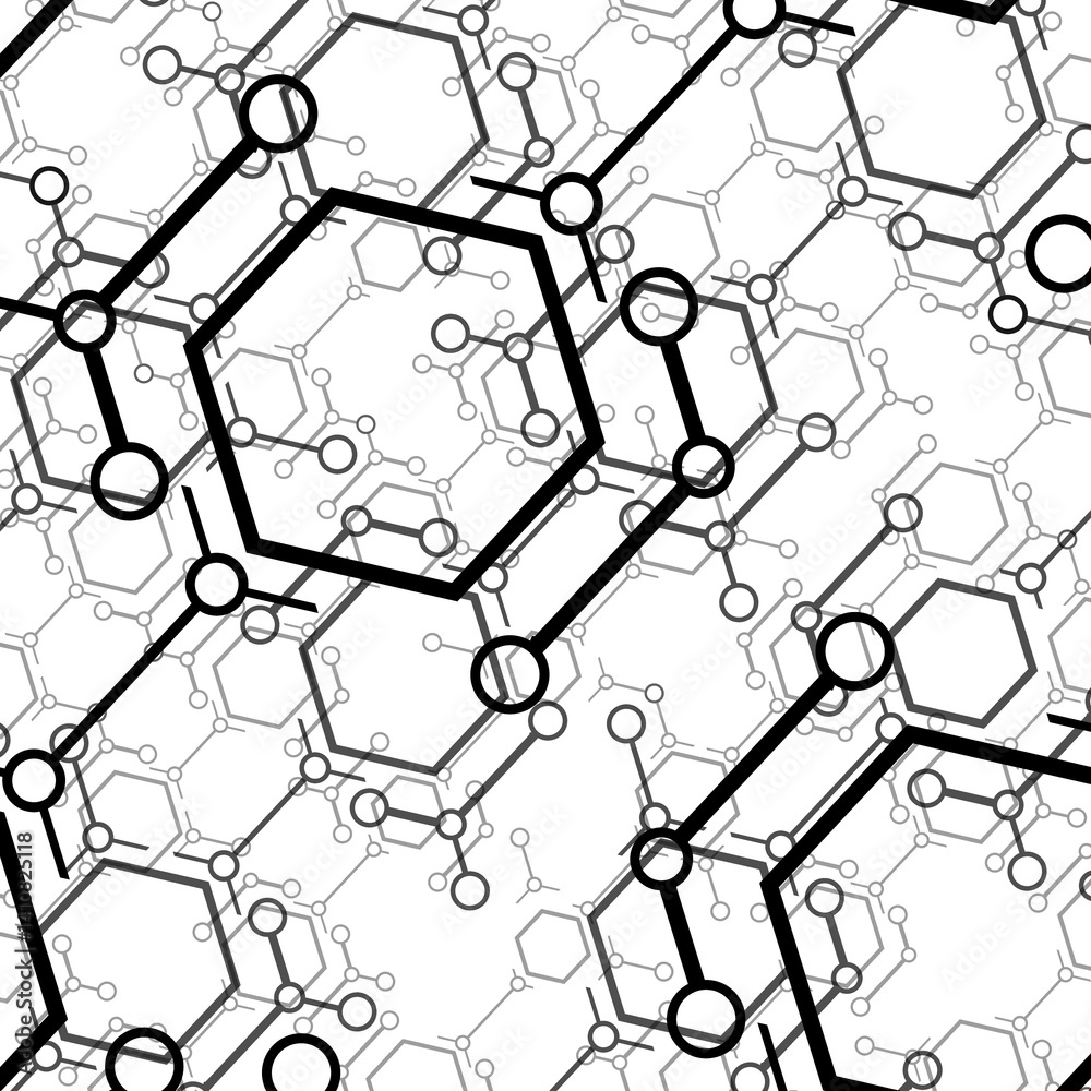 Fototapeta premium abstract background with circles geometric pattern