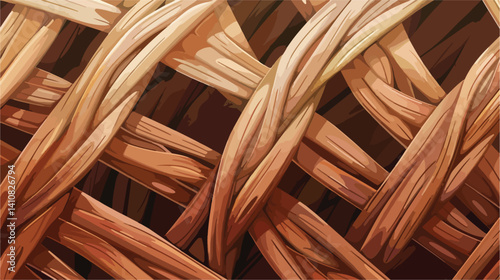 Professional closeup basket background Vector illustration s1.eps