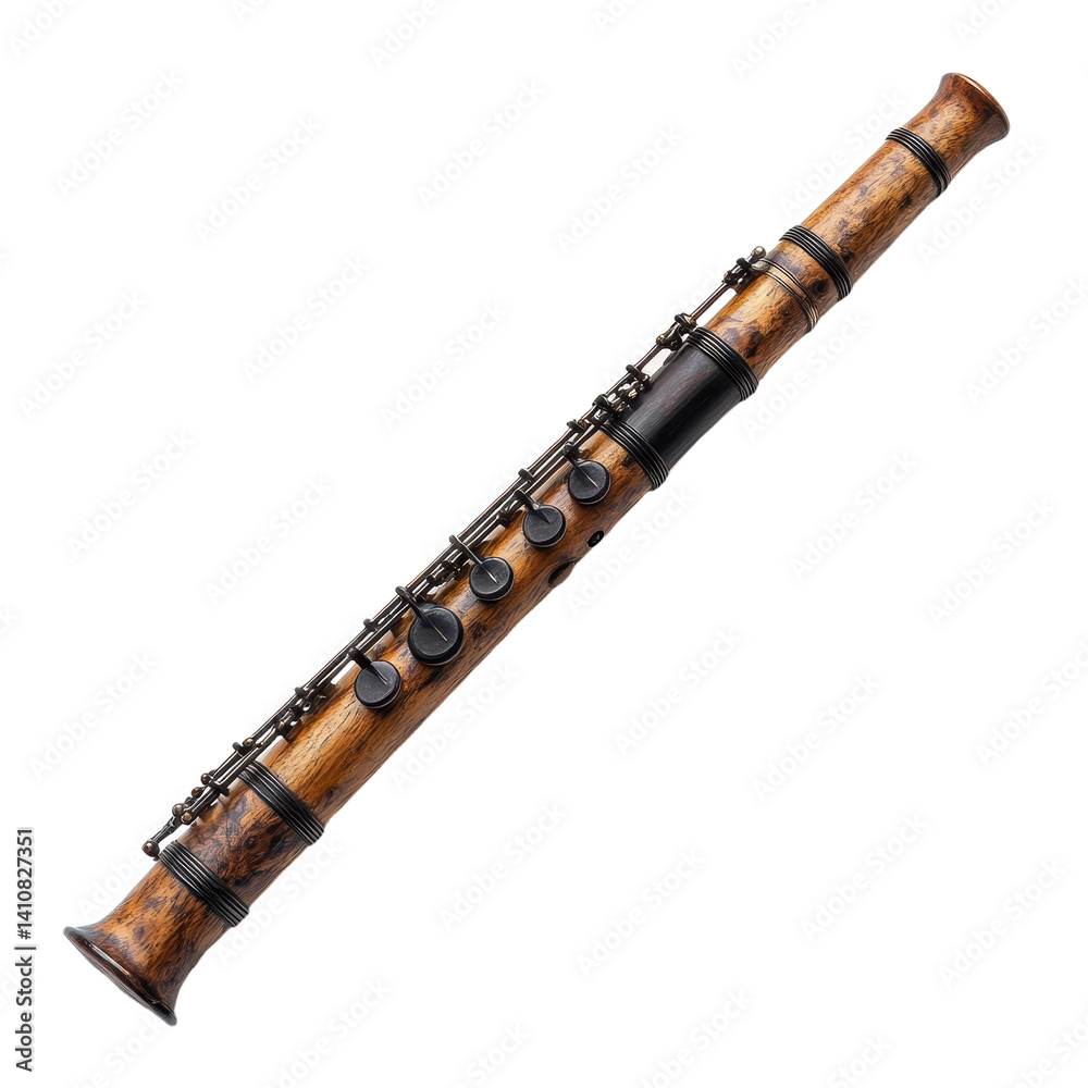 Naklejka premium Oboe isolated on transparent background.