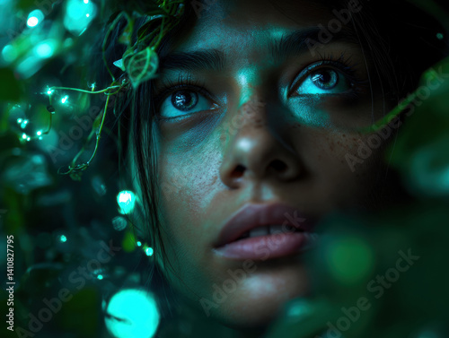 A person with freckles look...