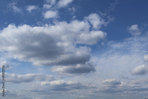 blue sky with clouds