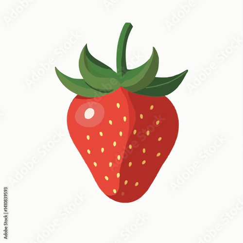 single strawberry
