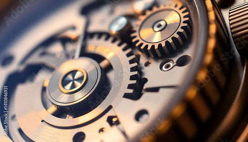 Wallpaper Mural close up view of a watch face Torontodigital.ca