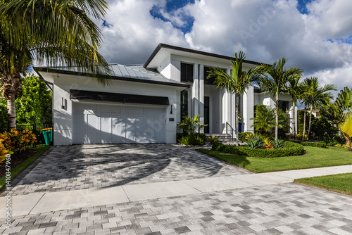 Luxury House Exterior on Marco Island Florida