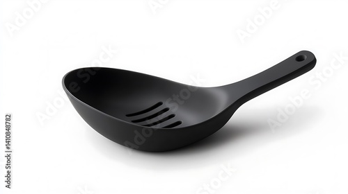 Obraz na płótnie A kitchen silicone utensil rest, isolated on a clean white background, offering a sleek design for kitchen organization w salonie
