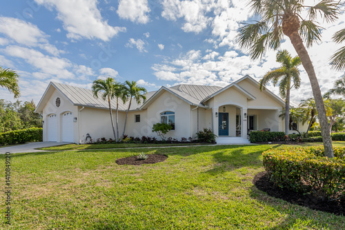 Luxury House Exterior on Marco Island Florida