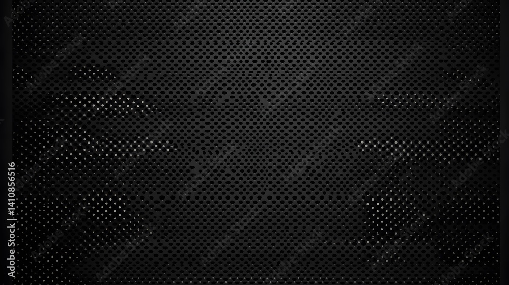 Naklejka premium Abstract Dark Perforated Metal Texture Background