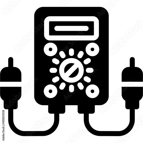 Multimeter Glyph Icon