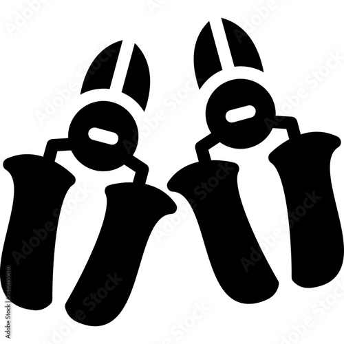 Pliers Glyph Icon