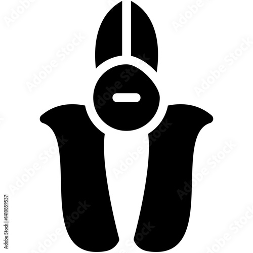 Cable Cutter Glyph Icon