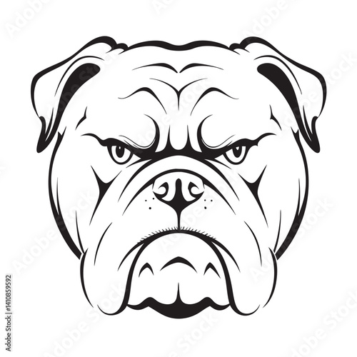 Bold Bulldog Illustration