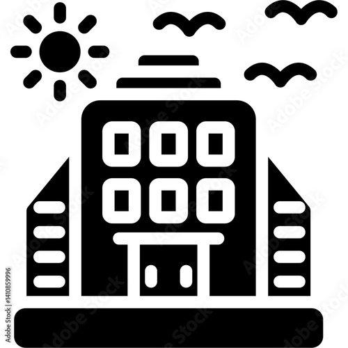 Building Glyph Icon