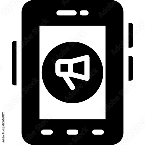 Video Call Glyph Icon