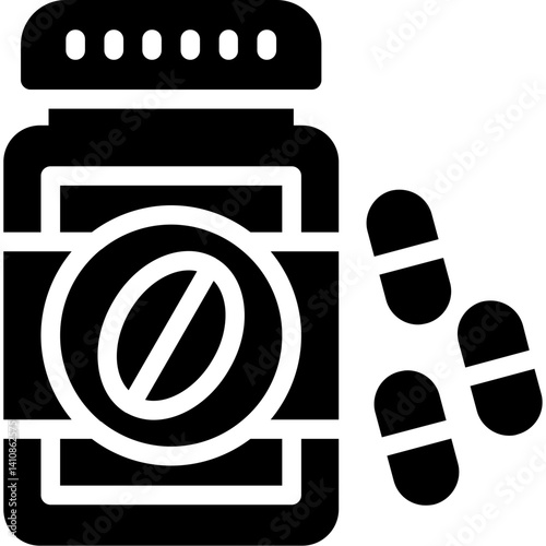 Supplements Glyph Icon