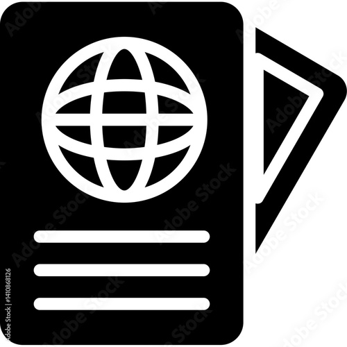 Immigration Glyph Icon