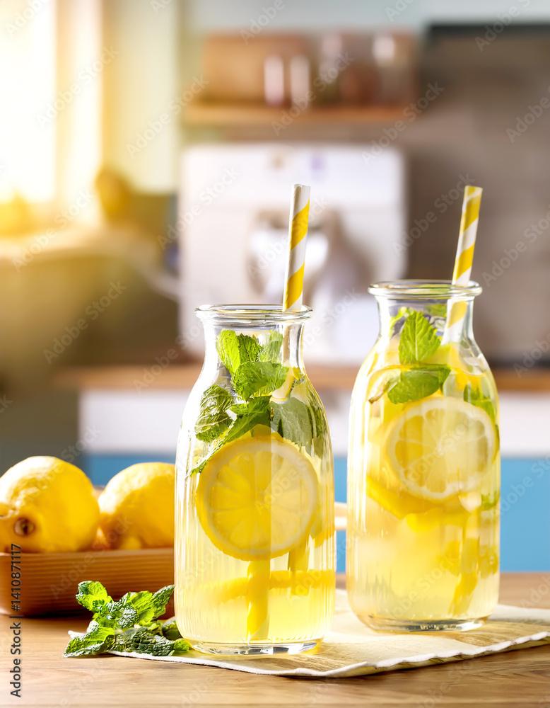 Zitronenlimonade im Sommer, Küche