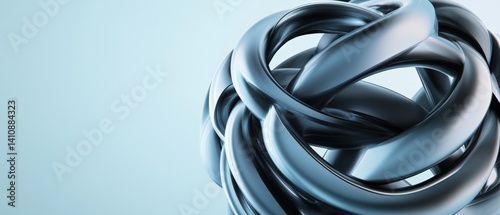 Fototapeta Naklejka Na Ścianę i Meble -  Abstract sphere of metal