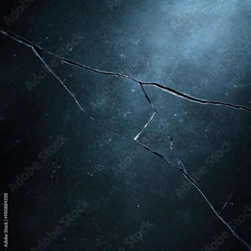 Cracked dark surface background