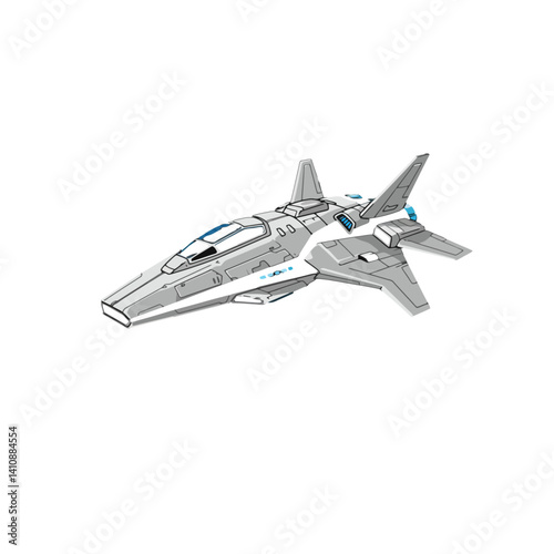 Futuristic Spaceship Design