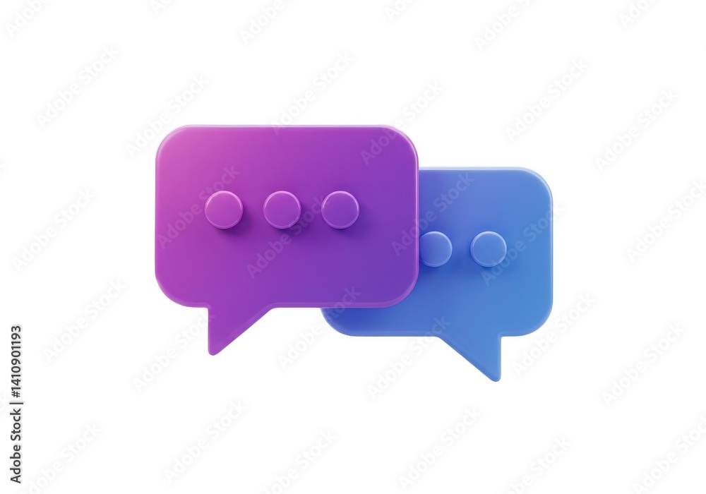Chat bubbles communication social media message dialog icon isolated on white background Chat bubbles communication social media message dialog icon isolated on white background