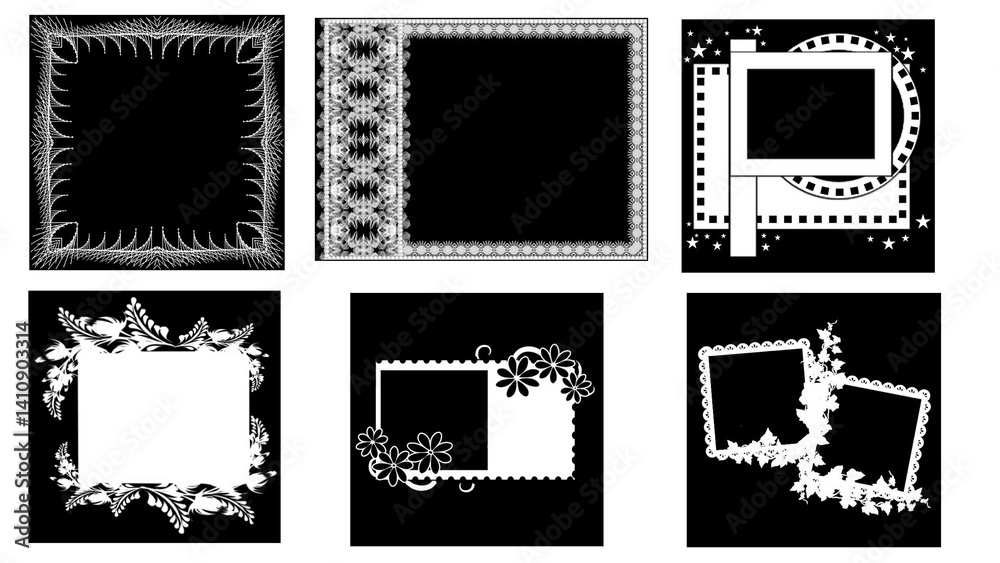 Obraz premium set of frames