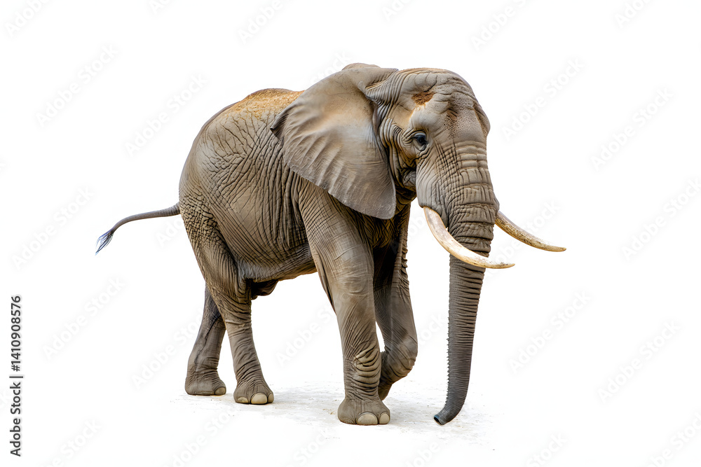 Fototapeta premium elephant isolated on white