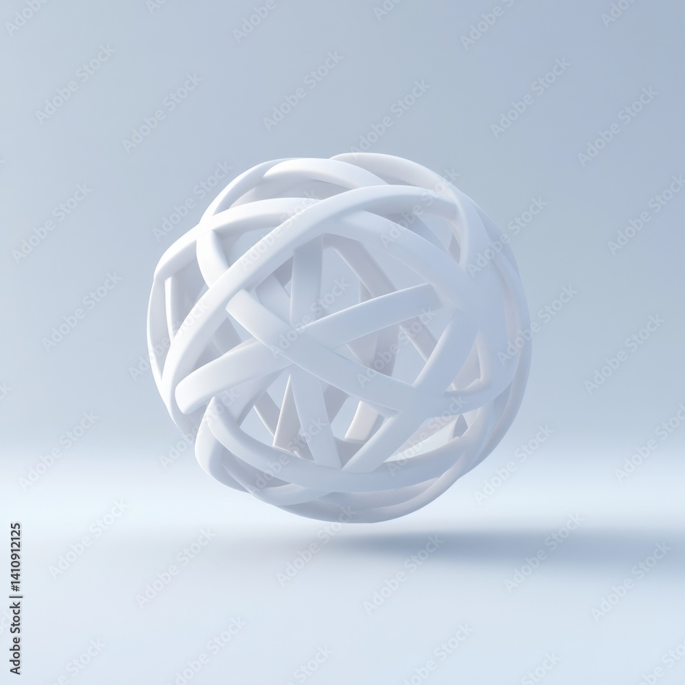 Abstract white sphere Abstract white sphere