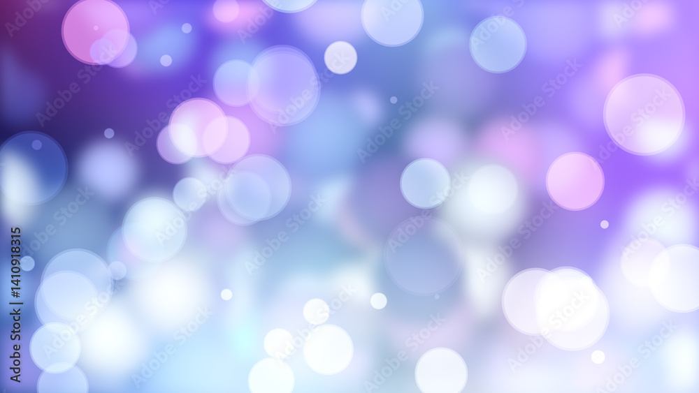 Fototapeta premium 4K colorful blurred background with bokeh lights.