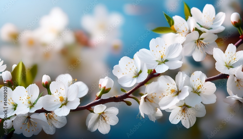 spring cherry tree blossom floral background with white flowers spring cherry tree blossom floral background with white flowers