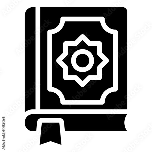 Quran open with moon
